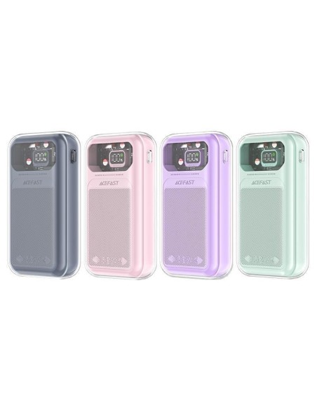 
Powerbank 20000mAh Sparkling Series greitas įkrovimas 30W QC AFC FCP SCP rožinė
