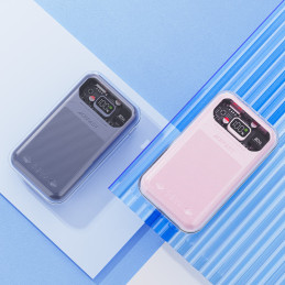 
Powerbank 20000mAh Sparkling Series greitas įkrovimas 30W QC AFC FCP SCP pilka
