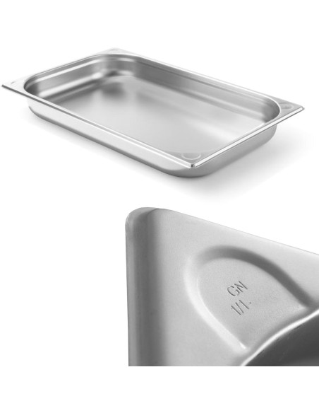 Kitchen Line GN 1/1 plieninis konteineris, aukštis 65 mm - Hendi 806128