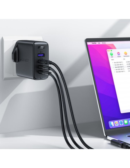 2in1 laidas ir greitas GaN tinklo įkroviklis, JK kištukas, 100W PD 3x USB-C USB juodas
 
2in1 laidas ir greitas GaN tinklo įkroviklis, JK kištukas, 100W PD 3x USB-C USB juodas