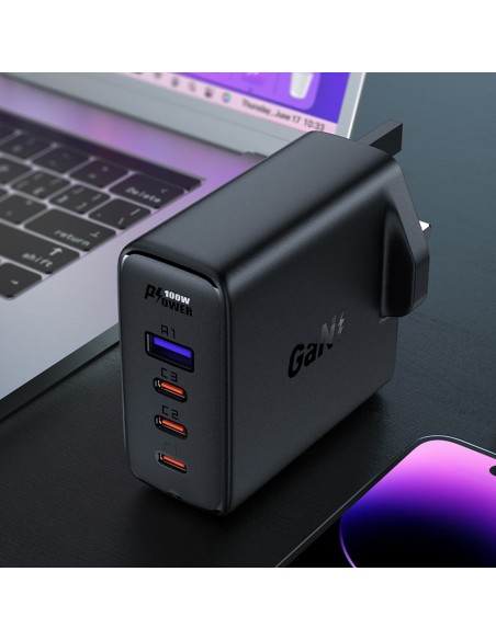 2in1 laidas ir greitas GaN tinklo įkroviklis, JK kištukas, 100W PD 3x USB-C USB juodas
 
2in1 laidas ir greitas GaN tinklo įkroviklis, JK kištukas, 100W PD 3x USB-C USB juodas