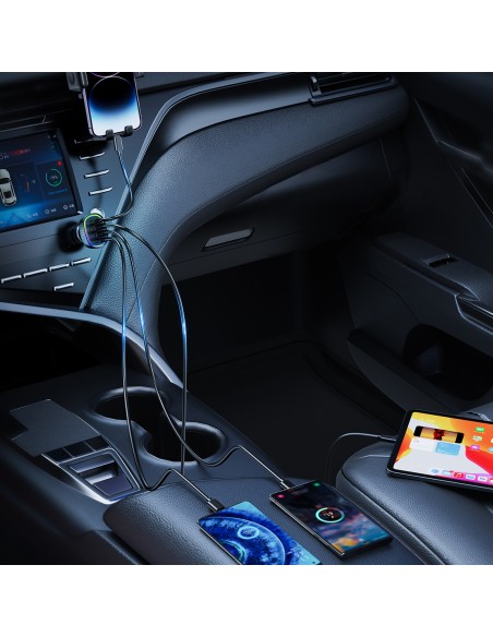 70W automobilinis įkroviklis su 4 prievadais 2x USB-C PD 2x USB QC juodas
 
70W automobilinis įkroviklis su 4 prievadais 2x USB-C PD 2x USB QC juodas