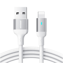 
Kabelis iPhone A10 Series USB - Lightning 2.4A 1.2m baltas
