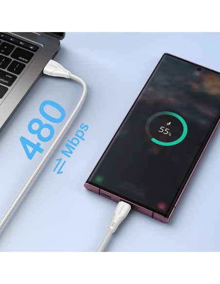 Surpass Series USB – USB-C laidas greitam įkrovimui 3A 2m baltas
 
Surpass Series USB – USB-C laidas greitam įkrovimui 3A 2m baltas