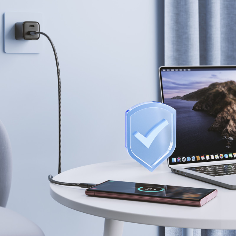 Surpass Series USB – USB-C laidas greitam įkrovimui 3A 1,2m juodas
