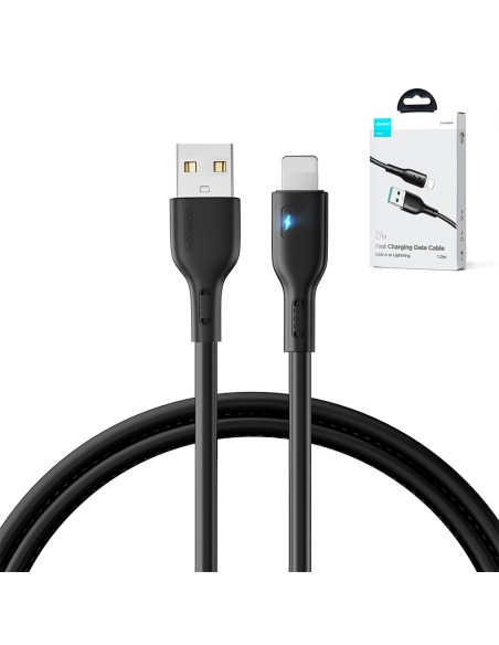 Kabelis iPhone su LED, USB - Lightning 2.4A, 1.2m, juodas
 
Kabelis iPhone su LED, USB - Lightning 2.4A, 1.2m, juodas
