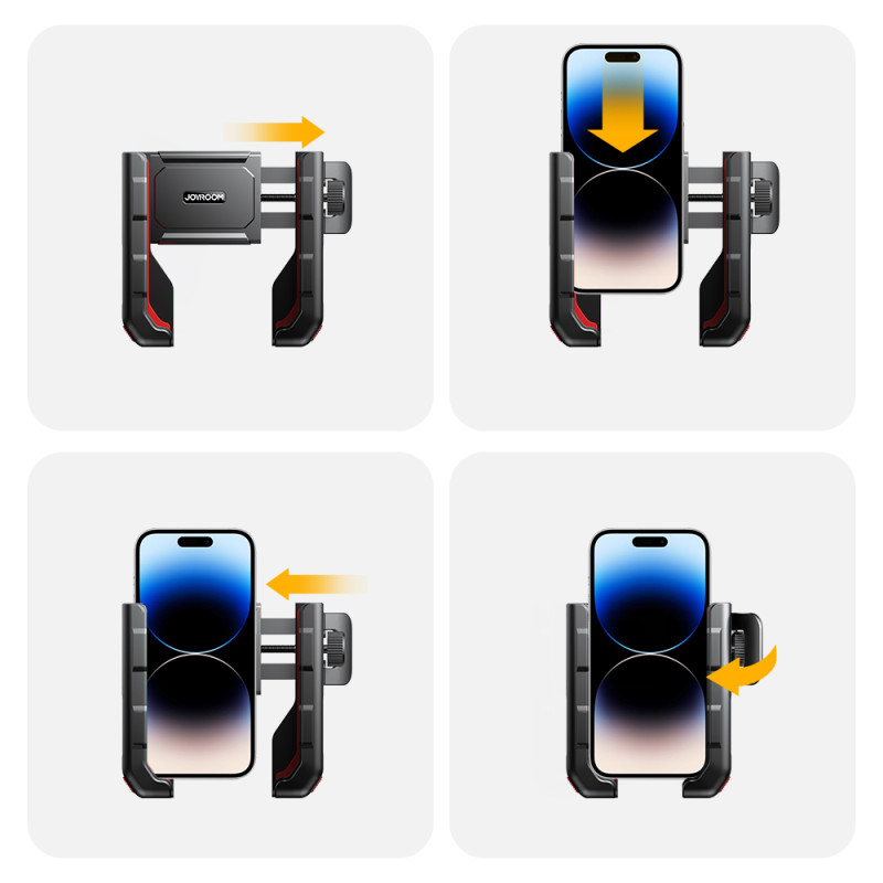 
Vairo telefono laikiklis filmavimui, dviračiui, motociklui, paspirtukui, vežimėliui
