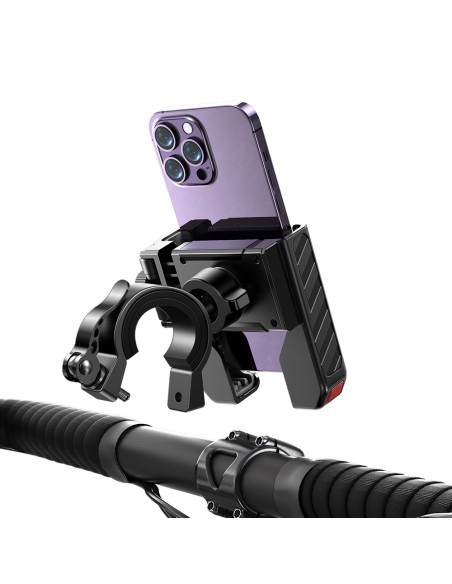 
Vairo telefono laikiklis filmavimui, dviračiui, motociklui, paspirtukui, vežimėliui
