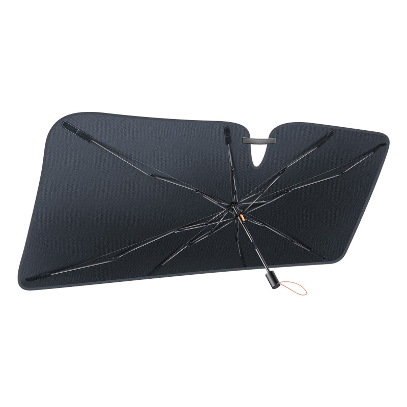 
Skėtis nuo saulės, priekinio stiklo uždangalas CoolRide automobiliui, 141x75cm, juodas
