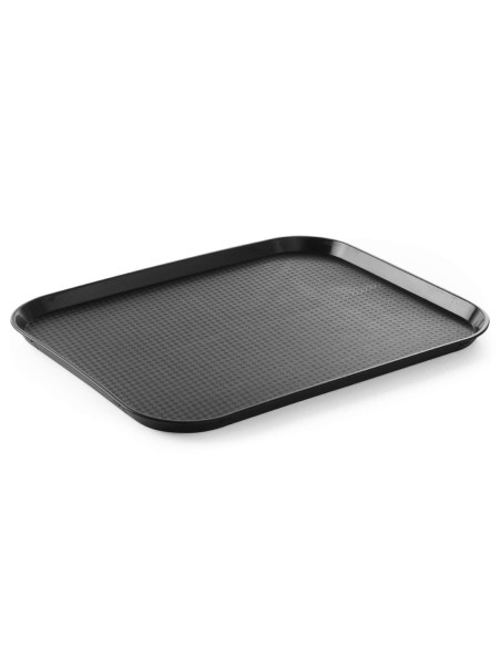 Greito maisto polipropileno padėklas 30,5x41,5 cm - juodas