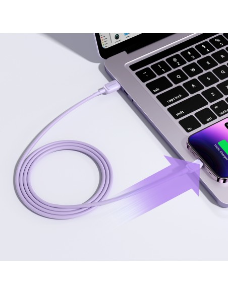 Kabelis iPhone USB-A - Lightning 2.4A 1.2m violetinis
 
Kabelis iPhone USB-A - Lightning 2.4A 1.2m violetinis