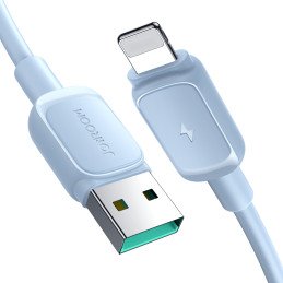 
Kabelis iPhone USB-A - Lightning 2.4A 1.2m mėlynas
