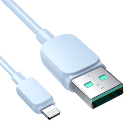 
Kabelis iPhone USB-A - Lightning 2.4A 1.2m mėlynas
