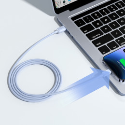 
Kabelis iPhone USB-A - Lightning 2.4A 1.2m mėlynas
