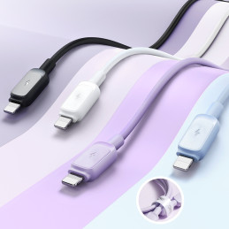 
Kabelis iPhone USB-A - Lightning 2.4A 1.2m mėlynas
