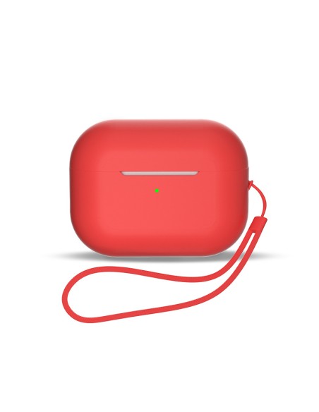 Silikoninis dėklas AirPods 3 ausinėms + riešo dirželis, raudonas
 
Silikoninis dėklas AirPods 3 ausinėms + riešo dirželis, raudonas