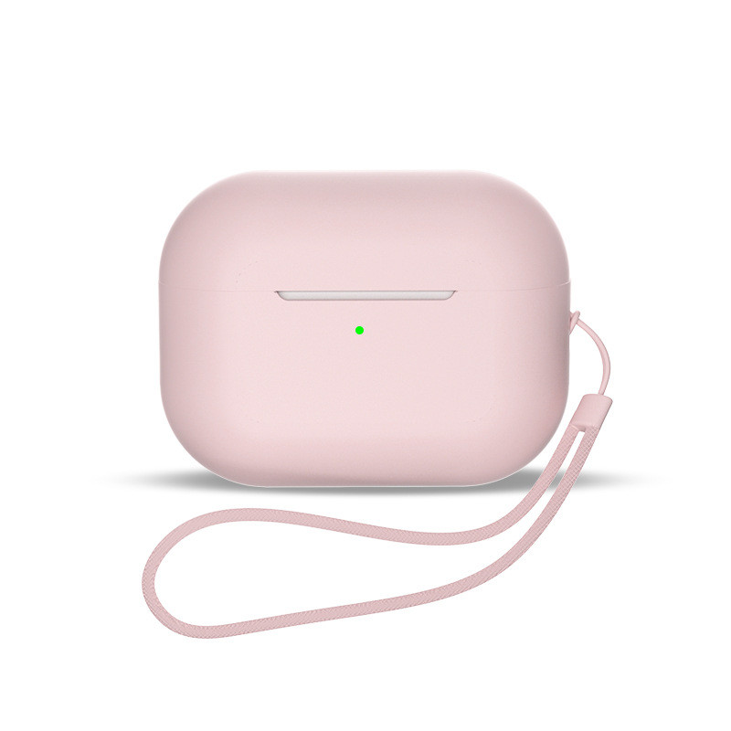 Silikoninis dėklas AirPods 3 ausinėms + riešo dirželis, rožinis
Silikoninis dėklas AirPods 3 ausinėms + riešo dirželis, rožinis