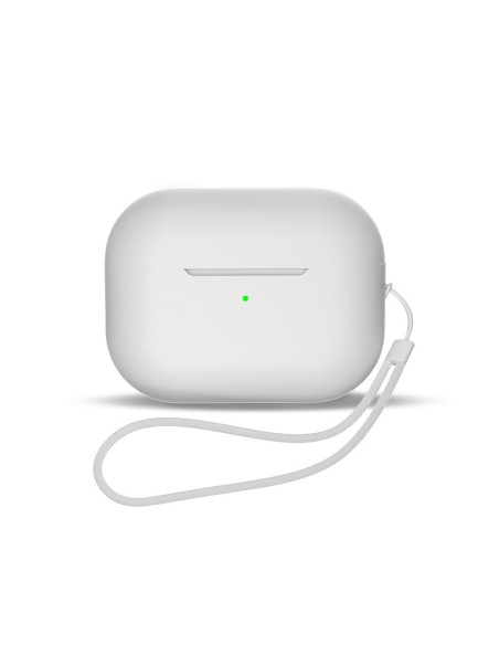 Silikoninis dėklas AirPods 3 ausinėms + riešo dirželis, baltas
 
Silikoninis dėklas AirPods 3 ausinėms + riešo dirželis, baltas