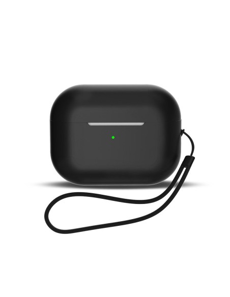 Silikoninis dėklas AirPods 1/ 2 ausinėms + riešo dirželis, juodas
 
Silikoninis dėklas AirPods 1/ 2 ausinėms + riešo dirželis, juodas