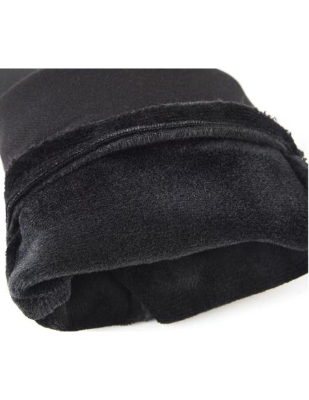 
Moteriškos vėjui atsparios sportinės liečiamo ekrano telefono pirštinės, juodos ir rožinės spalvos
