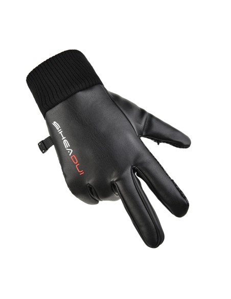 
Vyriškos juodos, izoliuotos, neslystančios telefono pirštinės
