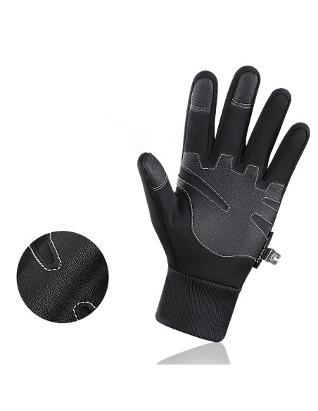 
Izoliuotos, neslystančios sportinės pirštinės telefonui, dydis: S juodas
