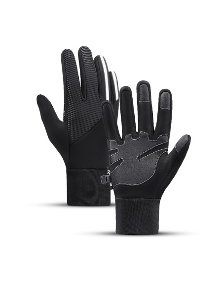 
Izoliuotos, neslystančios sportinės pirštinės telefonui, dydis: M juodas
