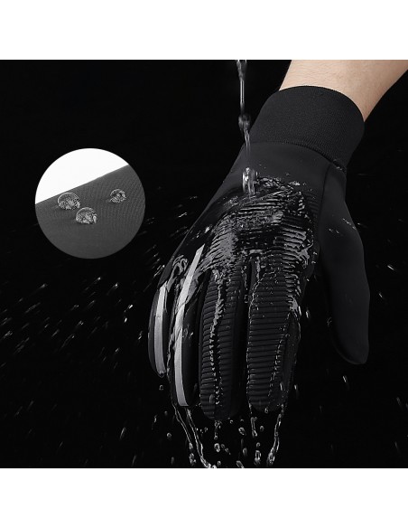 
Izoliuotos, neslystančios sportinės pirštinės telefonui, dydis: M juodas
