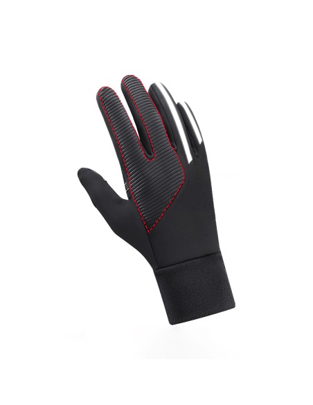 
Izoliuotos, neslystančios sportinės pirštinės telefonui, dydis: M juodas
