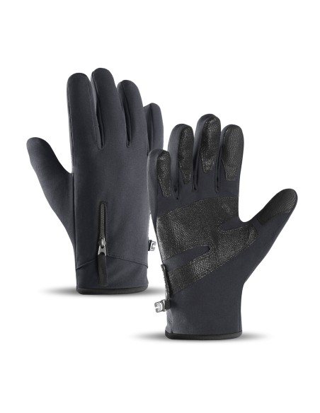 
Žieminės pirštinės telefonui, sportui, lauke, slidinėjimui, dviračiui, bėgiojimui, dydžiai. XL juoda
