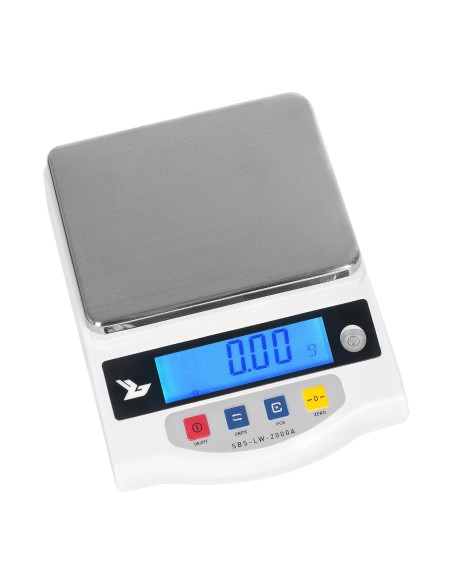 Tiksli skalė SBS-LW-2000A LCD tiksli nuo 0,01 g iki 2000 g