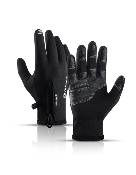 
Sportinės liečiamos pirštinės telefonui, žieminės Lauko, dydis. M juodas
