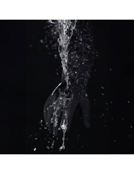 
Sportinės liečiamos pirštinės telefonui, žieminės Lauko, dydis. M juodas
