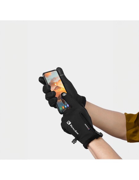 
Sportinės liečiamos pirštinės telefonui, žieminės Lauko, dydis. XL juoda
