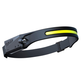 
LED priekinis žibintas su judesio jutikliu IPX4 USB-C 1200 mAh juodas

