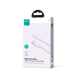 
Multi-Color Series USB-A – USB-C laidas 100W greitas perdavimas 1m violetinė
