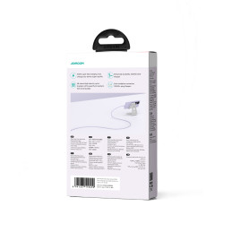 
Multi-Color Series USB-A – USB-C laidas 100W greitas perdavimas 1m violetinė
