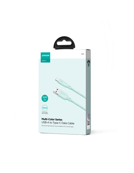 Multi-Color Series USB-A – USB-C laidas 100W greitas perdavimas 1m žalias
 
Multi-Color Series USB-A – USB-C laidas 100W greitas perdavimas 1m žalias