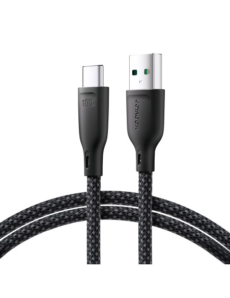 
Multi-Color Series USB-A – USB-C laidas 100W greitas perdavimas 1m juodas
