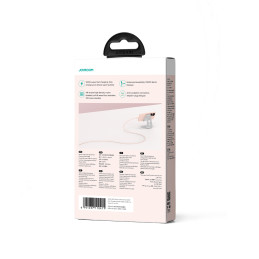 
Multi-Color Series USB-A – USB-C laidas 100W greitas perdavimas 1m rožinis
