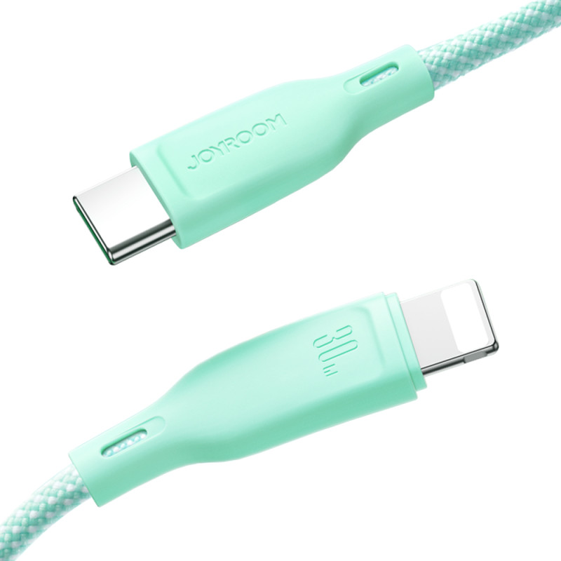 
Multi-Color Series USB-C – USB-C laidas 60W greitas perdavimas 1m violetinė
