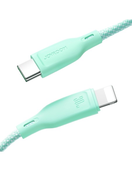 
Multi-Color Series USB-C – USB-C laidas 60W greitas perdavimas 1m violetinė
