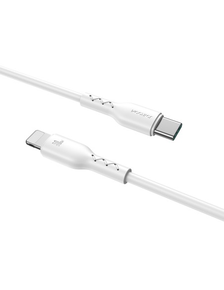 
Kabelis iPhone Flash-Charge Series USB-C - Lightning 30W 1m baltas
