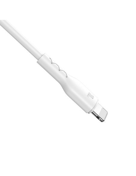 
Kabelis iPhone Flash-Charge Series USB-C - Lightning 30W 1m baltas
