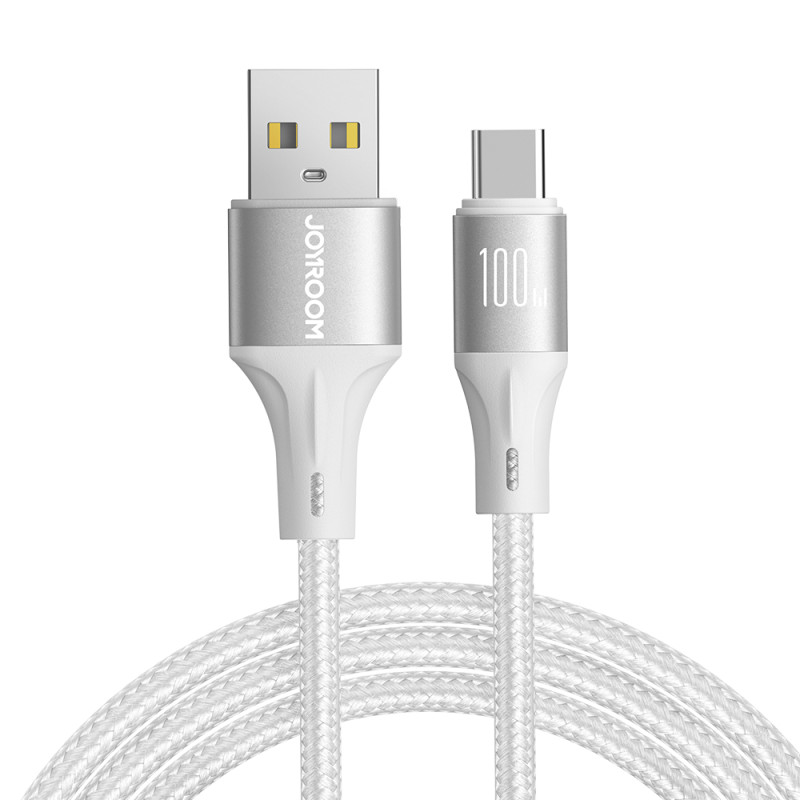 
Light-Speed Series USB-A - USB-C greito perdavimo kabelis 100W 2m baltas
