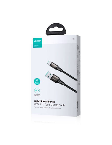 Light-Speed Series USB-A - USB-C greito perdavimo kabelis 100W 1,2m juodas
 
Light-Speed Series USB-A - USB-C greito perdavimo kabelis 100W 1,2m juodas