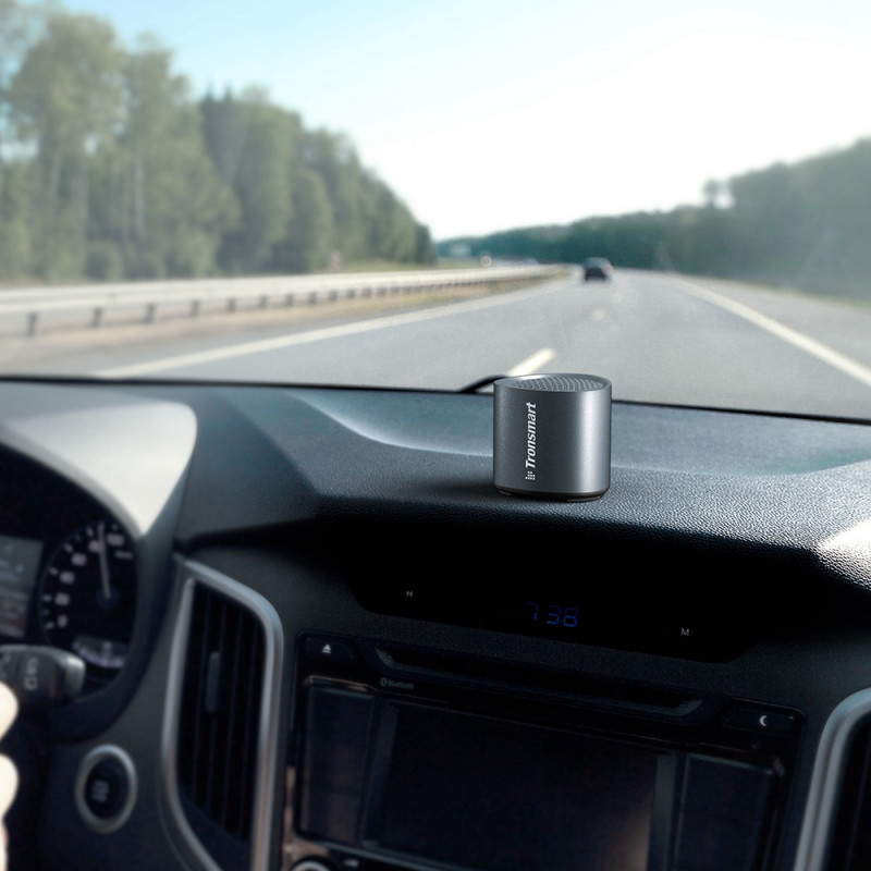 Mažas Mini TWS Nimo Bluetooth 5.3 5W belaidis garsiakalbis, juodas