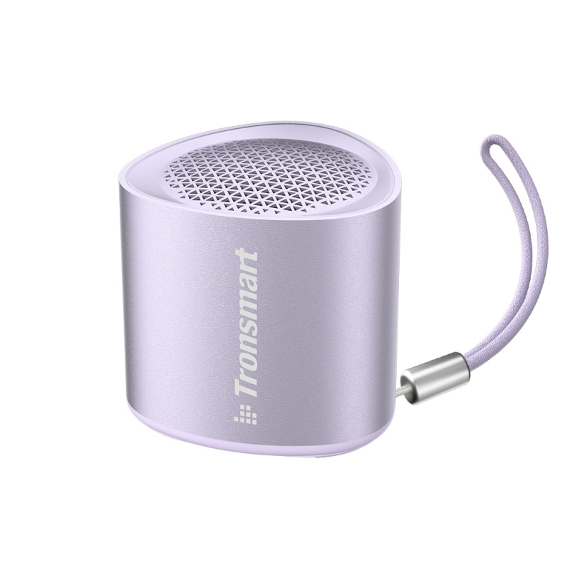 Mažas mini belaidis garsiakalbis TWS Nimo Bluetooth 5.3 5W purpurinis