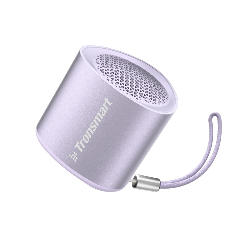 Mažas mini belaidis garsiakalbis TWS Nimo Bluetooth 5.3 5W purpurinis