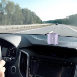 
Mažas mini belaidis garsiakalbis TWS Nimo Bluetooth 5.3 5W purpurinis
